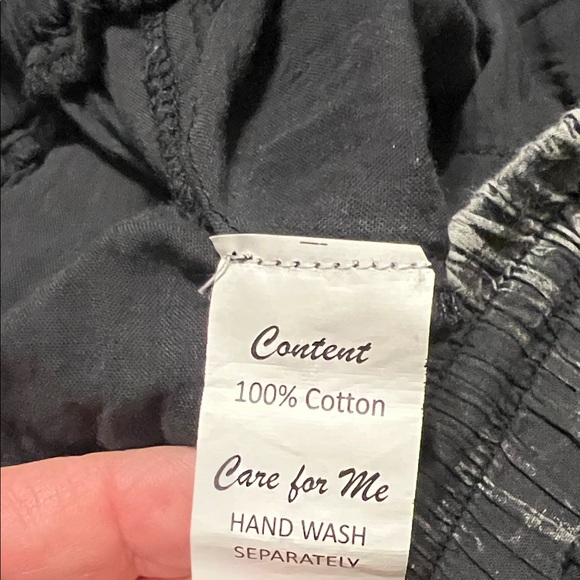 Black Ruffled Pants - Picture 4 of 4